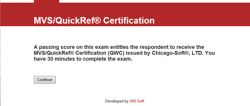 Certification