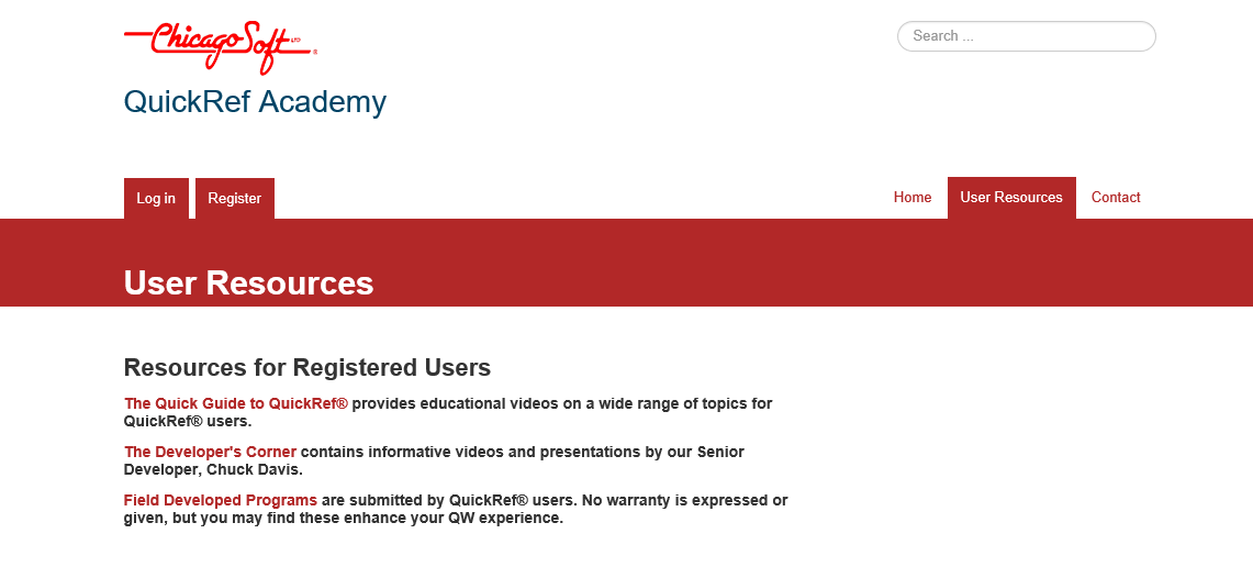 User Resources